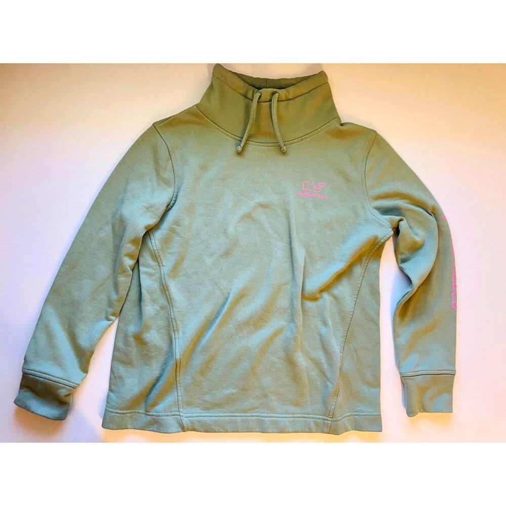 Vineyard Vines Women's Cowl/Funnel Neck Pullover Sweatshirt - Size S
